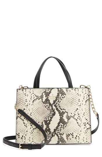 Kate Spade New York Emerson Lane - Sam Leather Satchel - Beige