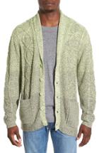 Men's Original Paperbacks 'boston' Colorblock Mixed Knit Shawl Collar Cardigan
