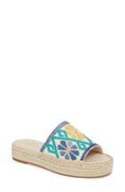 Women's Caslon Cammy Platform Slide Sandal M - Beige