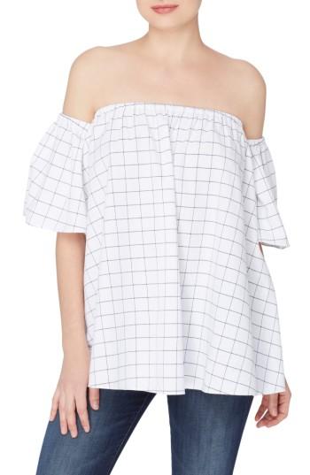 Women's Catherine Catherine Malandrino Beulah Off The Shoulder Blouse - White