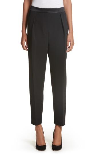 Women's Roksanda Surikov Crop Tuxedo Pants Us / 10 Uk - Black