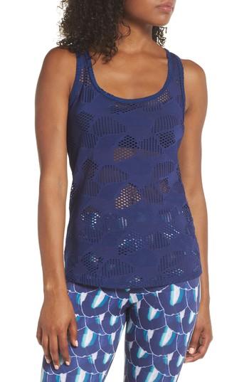 Women's Onzie Racer Tank, Size S/m - Blue