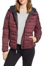 Women's Marc New York Hooded Packable Jacket - Red