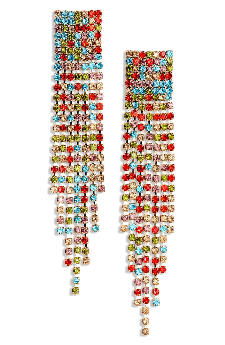Women's Area Stars Fringe Earrings
