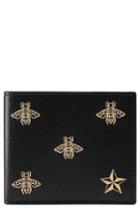 Men's Gucci Bee Leather Wallet -