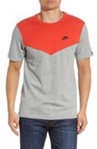 Men's Nike Windrunner Colorblocked T-shirt, Size - Red