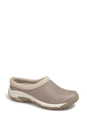 Women's Merrell 'encore Breeze 3' Mesh Clog .5 W - Grey