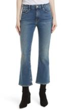 Women's Frame Crop Mini Boot Jeans - Blue