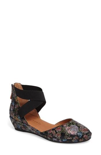 Women's Gentle Souls By Kenneth Cole 'noa' Elastic Strap D'orsay Sandal M - Black