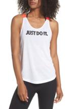 Women's Nike Breathe Elastika Tank - White