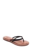 Women's Bernardo Greta Braided Strap Sandal .5 M - Black