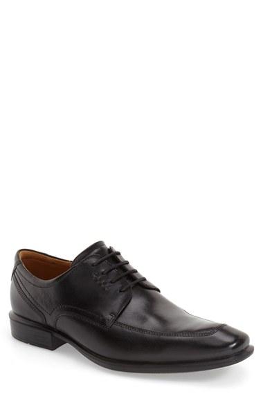 Men's Ecco 'cairo' Apron Toe Derby -6.5us / 40eu - Black