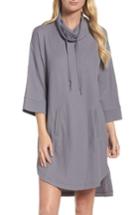 Women's Dkny Sleep Poncho - Grey
