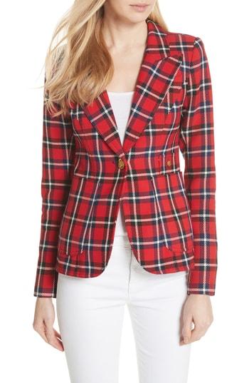 Women's Smythe Duchess Print Blazer - Red