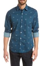Men's Bonobos Unbutton Down Slim Fit Tiger Sport Shirt R - Green