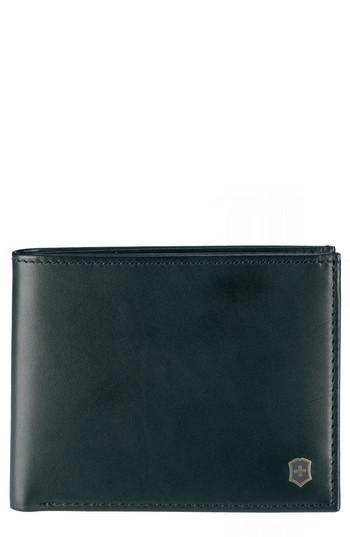 Men's Victorinox Swiss Army Altius Edge Appolonios Rfid Leather Wallet - Black