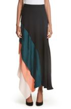 Women's Roksanda Delma Asymmetric Silk Skirt Us / 8 Uk - Black
