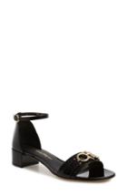 Women's Salvatore Ferragamo Como Gancini Sandal B - Black
