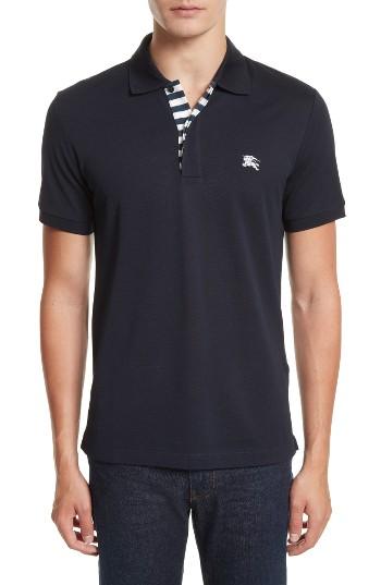 Men's Burberry Aldford Slim Fit Polo - White