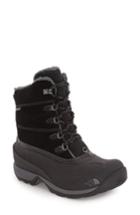 Women's The North Face 'chilkat Iii' Waterproof Insulated Snow Boot .5 M - Black