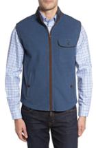Men's Thaddeus Robert Full Zip Vest, Size - Blue