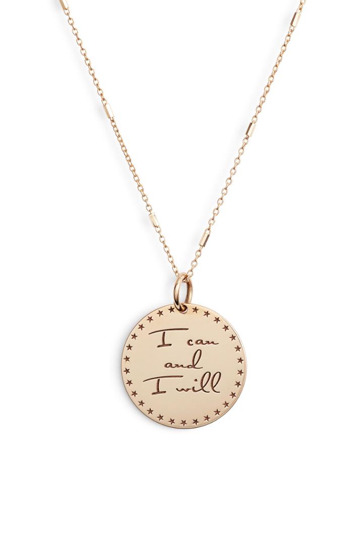 Women's Zoe Chicco Mantra Pendant Necklace