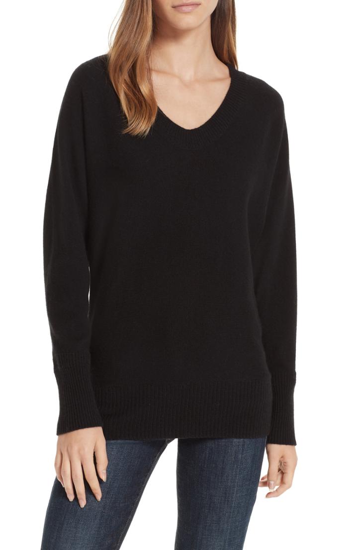 Women's Brochu Walker Fona Cashmere Sweater - Black
