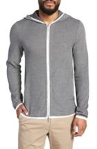Men's Theory Grimaud Beach Full Zip Hoodie - White