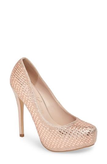 Women's Lauren Lorraine Vanna 5 Platform Pump .5 M - Pink