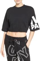 Women's Ivy Park Logo Gathered Hem Crop Tee
