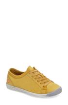 Women's Fly London Isla Distressed Sneaker .5-6us / 36eu - Yellow