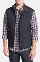 Men's Barbour 'lowerdale' Trim Fit Quilted Vest, Size - Blue