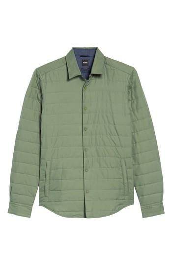 Men's Boss Landolfo Fit Quilted Shirt Jacket