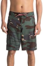 Men's Quiksilver Waterman Collection Paddler Camo Board Shorts - Green