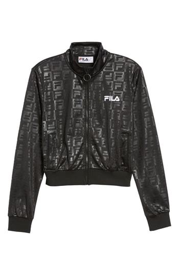 Women's Fila Isidora Embossed Logo Track Jacket