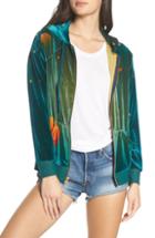 Women's Aviator Nation Galaxy Velvet Zip Hoodie