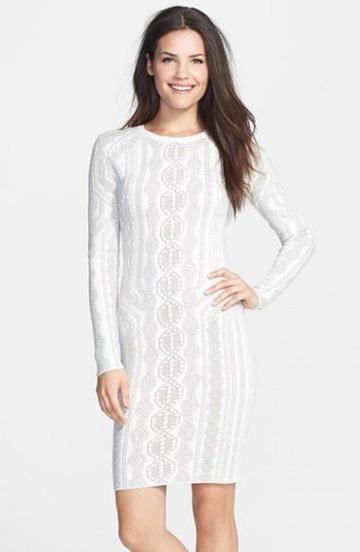 Bcbgmaxazria 'jaime' Cotton Blend Sweater