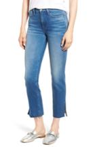 Women's Frame Le High Stud Raw Hem Ankle Straight Leg Jeans - Blue