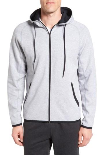 Men's Zella Tech Knit Hoodie, Size - Grey