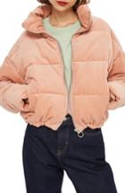 Women's Topshop Corduroy Puffer Jacket