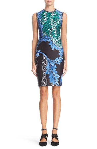 Women's Yigal Azrouel Print Scuba Dress