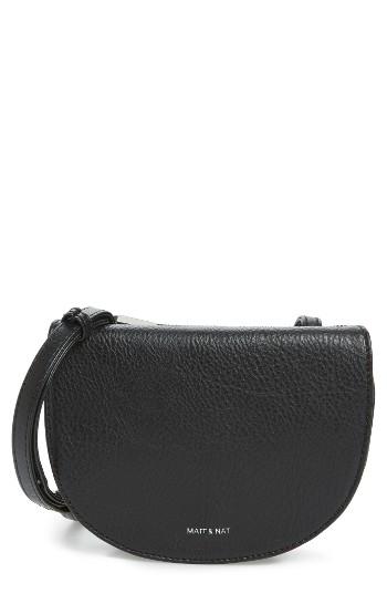 Matt & Nat Opia Faux Leather Crossbody Bag - Black