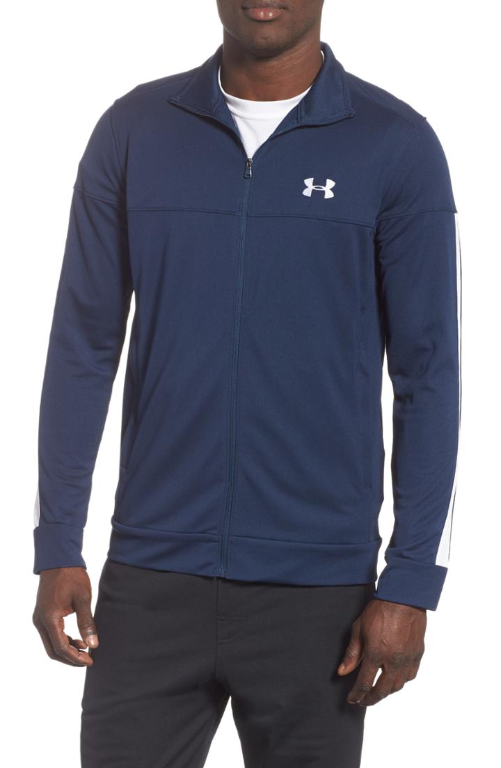 Men's Under Armour Sportstyle Pique Track Jacket - Blue