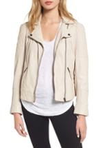 Women's Cupcakes And Cashmere Darby Leather Moto Jacket