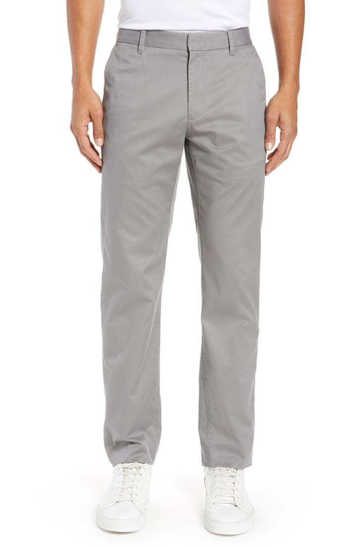 Men's Bonobos Weekday Warrior Slim Fit Stretch Dress Pants X 30 - Grey