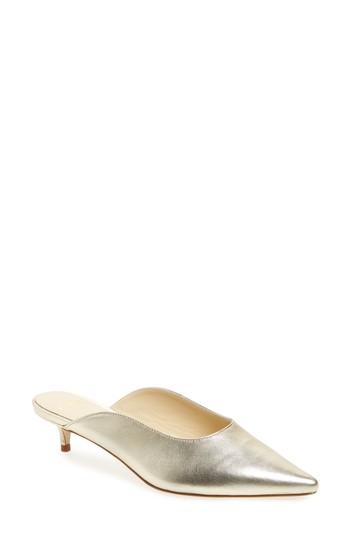 Women's Butter Berta Pointy Toe Mule M - Metallic