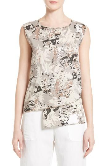 Women's Zero + Maria Cornejo Lykke Botanical Print Top