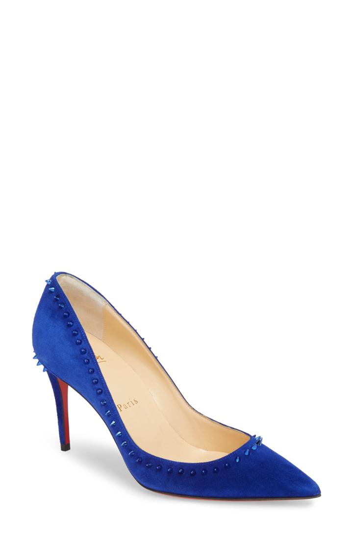 Women's Christian Louboutin Anjalina Pump .5us / 35.5eu - Blue