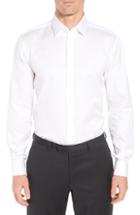 Men's Boss Myron Sharp Fit Tuxedo Shirt .5 R - White