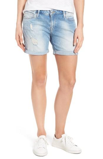 Women's Mavi Jeans Pixie Ripped Denim Shorts - Blue